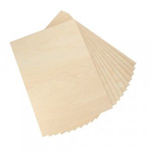 Wood Board Rectangle 30×20 cm Slim Light A4