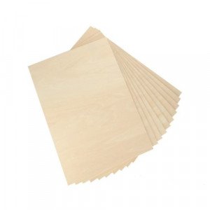 Wood Board Rectangle 30×42 cm Slim Light A3