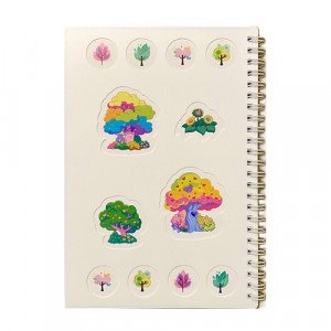Lined Notebook Hollow Cover 60 Sheets A5 Simba Trees