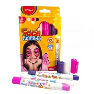 Face Painting Colors, 3 girls' colors KEYROAD