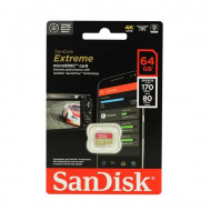 بطاقة ذاكرة مايكرو 64 جيجا بايت سانديسك اكستريم