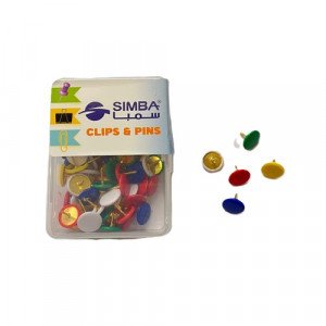 Round Push Pins SIMBA Multicolored  