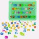 سبورة اطفال مخرمة مع ارقام انجليزية 28x20 سم بلاستيك