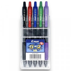 Pilot Gel Pen Set 0.7mm Basic Colors