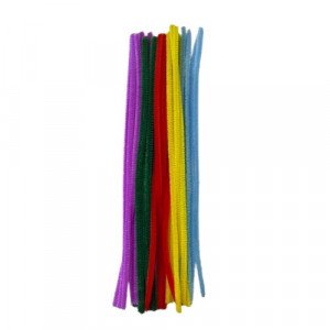 Chenille Stems For Arts and Crafts Colored Cotton