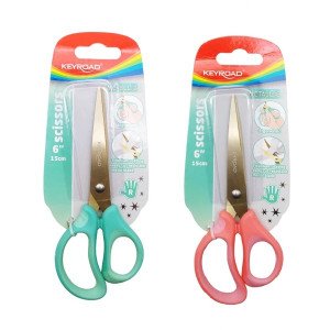Small Metallic Scissors For Right Hand Pastel KEYROAD Two Colors