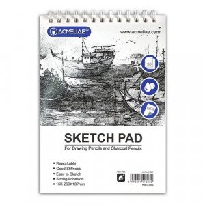 Sketchbook for Pencils and Charcoal A5 30 Sheets 150 gr ACMELIAE