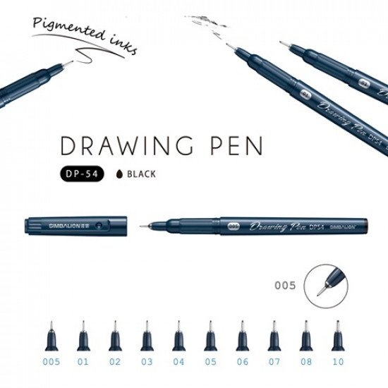 طقم اقلام رسم DP45 سمباليون 6 مقاسات طقم اقلام رسم DP45 سمباليون 6 مقاسات