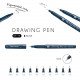 طقم اقلام رسم DP45 سمباليون 6 مقاسات طقم اقلام رسم DP45 سمباليون 6 مقاسات