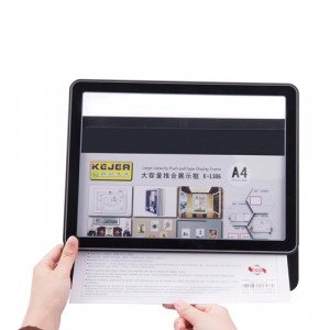 Photo Frame Plastic A4 KEJEA K-1306 Black End Frame