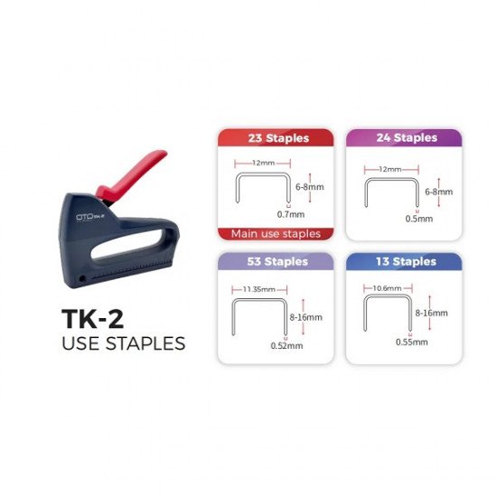 دباسة حائط بلاستيك خفيفة الوزن 4 في 1 اس تي دي TK-2