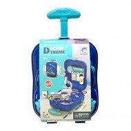 لعبة اطفال شنطة بعجلات ادوات دكتور طبيب