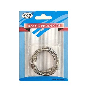 Round Iron Rings 4 Pieces, 38 mm