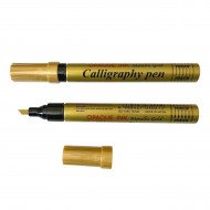 قلم خط يوكن 1.0-5.0 ملم مشطوف مائل GS-106C ذهبي