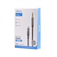 كيبل صوت اوكس-تايب سي 3.5 ملم IPLUS