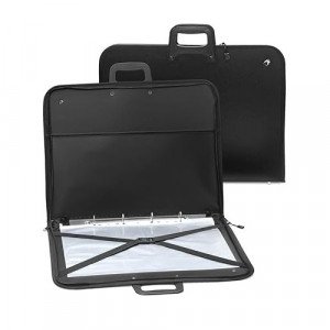 A2 Black Design Bag with Zipper 42 x 59 cm Isomars