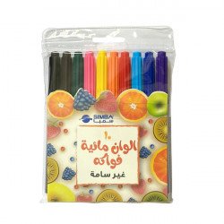 Watercolor Markers, Fruit-Themed, 10 Colors