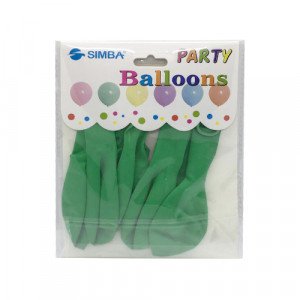 Party Balloons 8 Pcs Green