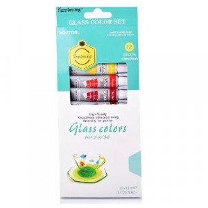 Glass Color Tube KEEP SMILING 12 Color 6 ml