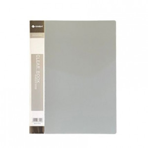  Display Book 40 Transparent Pockets A4 SIMBA Gray 
