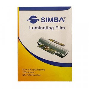 Laminating Film Size A5 125 Microns 100 Pieces SIMBA