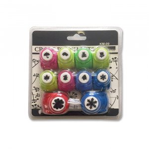 A set punches in several shapes 10 pieces small