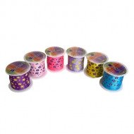 شريطة جاكار بزخرفة ورود نحيف