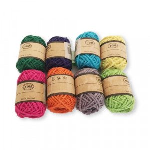 Gunny Ribbon Assorted Colors Small