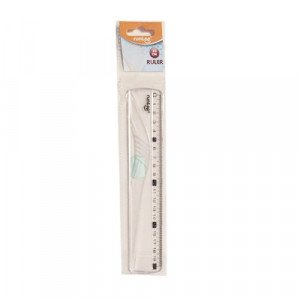 Ruler 20 cm RUNTOP Transparent