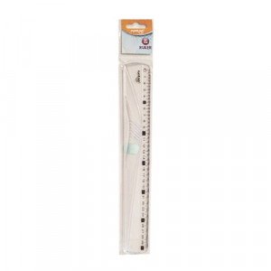 Ruler 30 cm RUNTOP Transparent