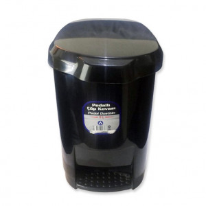 Trash ARK Black With an oval press cap Plastic