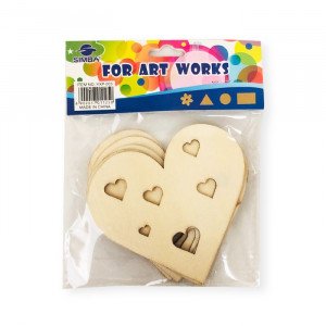 Small Wooden Hearts Simba