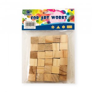 Small Wooden Cubes 15mm SIMBA