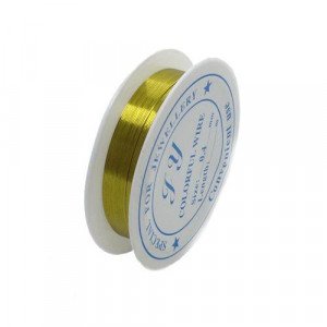 Metal Wire For Art Works Gold
