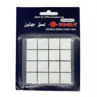مربعات لاصقة سمبا جهتين فوم 25X25 ملم
