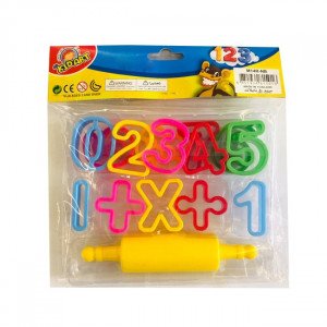 Clay Molds English Numbers