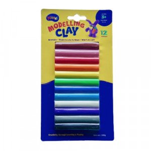 Modelling Clay NIKKI 180 g 12 Colors