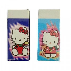 Hello Kitty Eraser 2 Pieces White