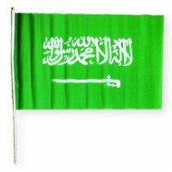 علم المملكة مسكة يد بلاستيك  90x60 سم