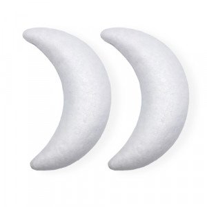 Foam Crescent 13 cm 2 Pcs