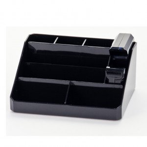 Executive Desk Organiser Black METRO 8 Compartments