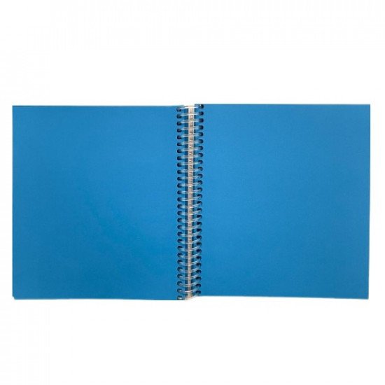 دفتر مذكرة سلك 14×16سم X SPORTS بسكيت ازرق