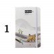 دفتر مذكرة 14x9 سم بحبل مسطر قطار عدة اشكال
