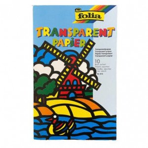  Colored Transparent Work Paper FOLIA