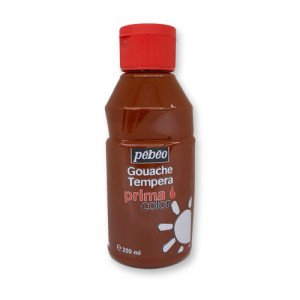 Gouache Tempera Colors PEBEO Dark Brown 250 ml