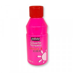 Gouache Tempera Colors PEBEO Fluorescent Pink 250 ml