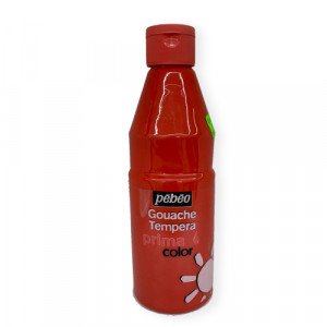 Gouache Tempera Colors PEBEO Primary Red 500 ml