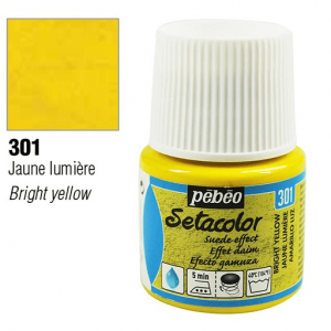 Seta Colors Suede Effect Yellow 301 PEBEO 45 ml