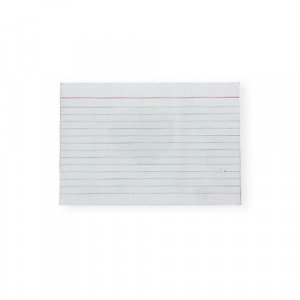 Record Cards 6x4 inch 100 Sheet White Ruled