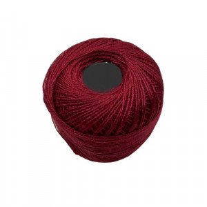 Cotton Thread Perlée Light Burgundy 10 gm Delta